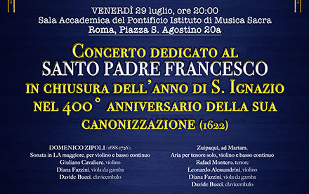 Concerto sant ignazio canonizzazione